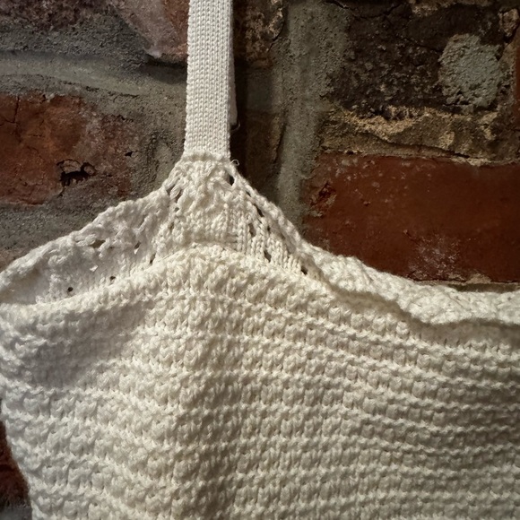 Hollister White Crochet Women Top - Picture 5 of 9